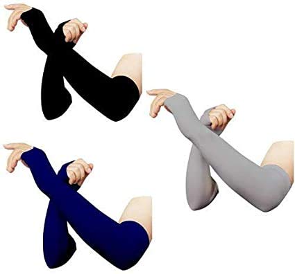 MIZUNA Sun Protection Arm Sleeves Hand gloves For Men & Women,Thumb Holes UPF 50 Arm Cover for Biking,Cricket,Cycling, Golf, Outdoor Sports - Image 2