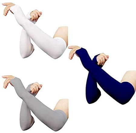 MIZUNA Sun Protection Arm Sleeves Hand gloves For Men & Women,Thumb Holes UPF 50 Arm Cover for Biking,Cricket,Cycling, Golf, Outdoor Sports - Image 6