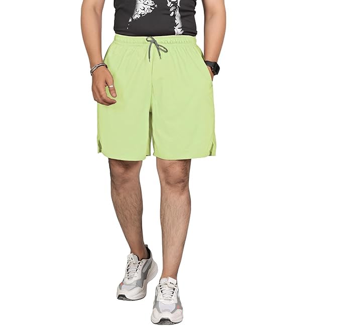 Seemoo Men's Outdoor Quick Dry Lightweight Sports Shorts with 2 Pockets, Breathable Hiking Running Gym Workout Athletic Shorts - Image 4