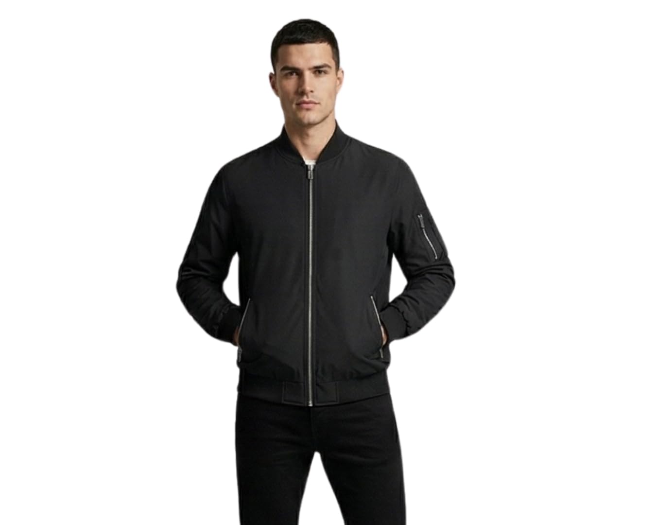 MIA FASHION SUNSCREEN JACKET Men's Travel Nylon Solid Plain Sports Summer Gym Workout Running Travel Trekking and Sunscreen Jacket for Men Nylon Casual Wear - Image 3