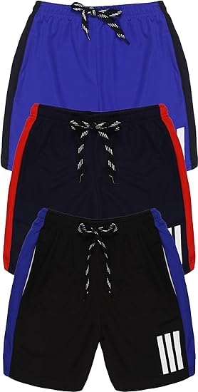 Polyester Sports Shorts for Boys and Girls - Colour May Vary - Image 2