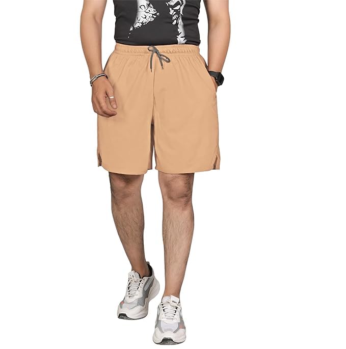 Seemoo Men's Outdoor Quick Dry Lightweight Sports Shorts with 2 Pockets, Breathable Hiking Running Gym Workout Athletic Shorts - Image 5