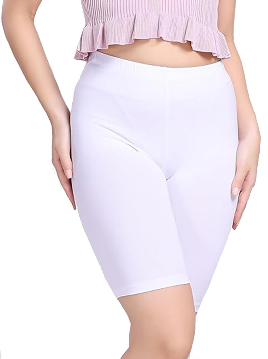 Women's Athletic Compression Cycling Shorts, Black, Stretch Fit, High Waist Design, Performance Wear for Biking, Running, Workout - Image 3
