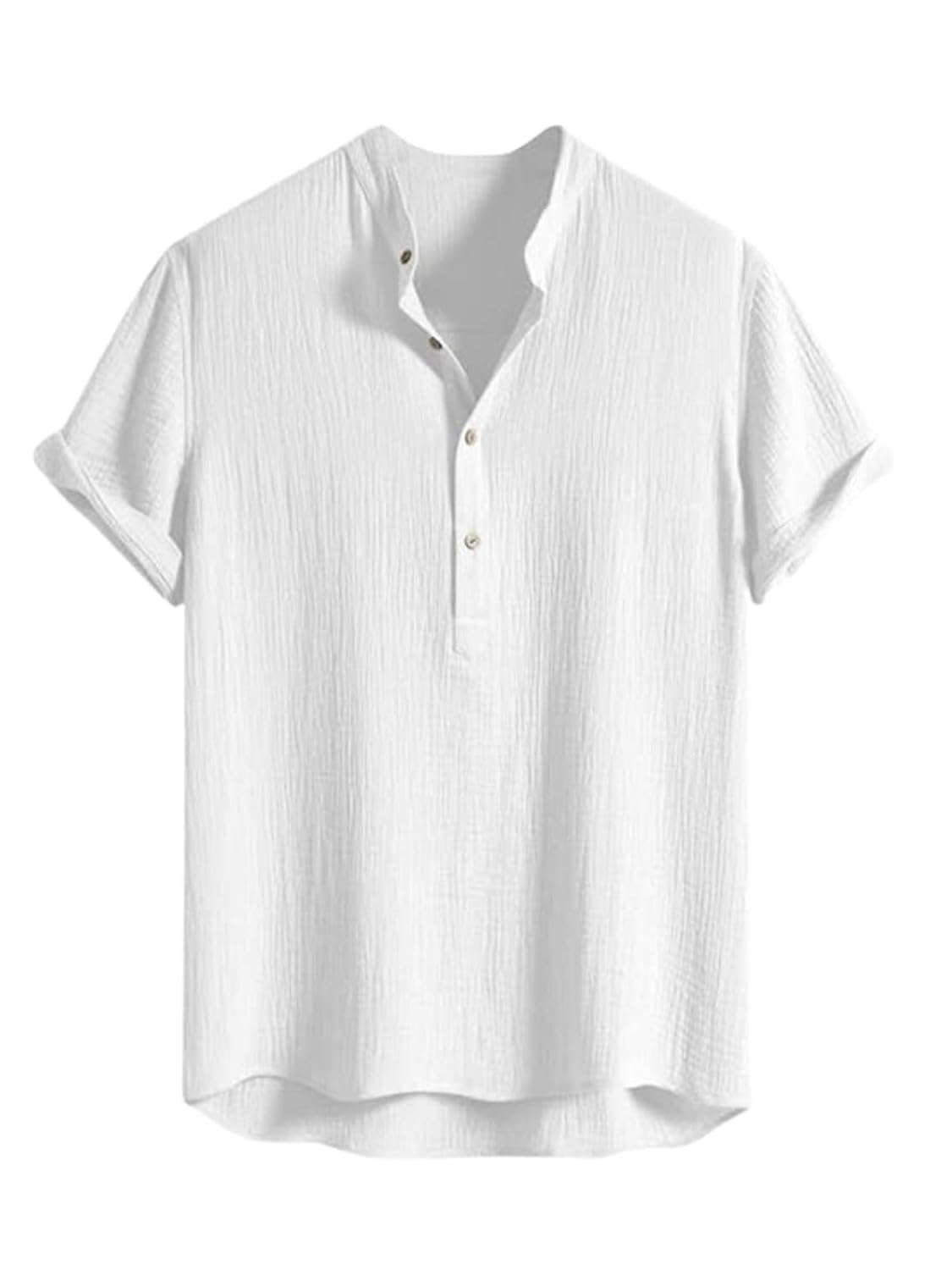Leriya Fashion Tshirt for Man | T Shirt for Mans | Mens TShirt's | Collarless T- Shirt for Mens | Half Sleeve Tshirt for Men (Available in Plus Sizes) Polycotton, Regular Fit - Image 4