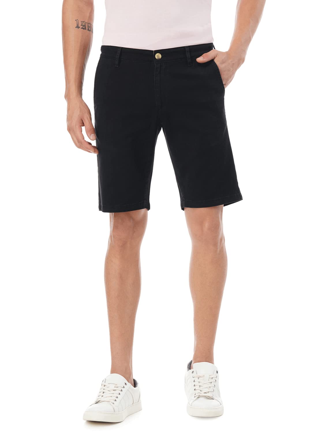 FYLTR Men's Comfort Shorts with Pockets | 100% Cotton | Regular Fit | Summer Shorts for Men - Image 4