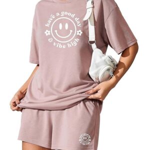 KSHS Women's Cotton Printed Night Suit Set of Top & Shorts