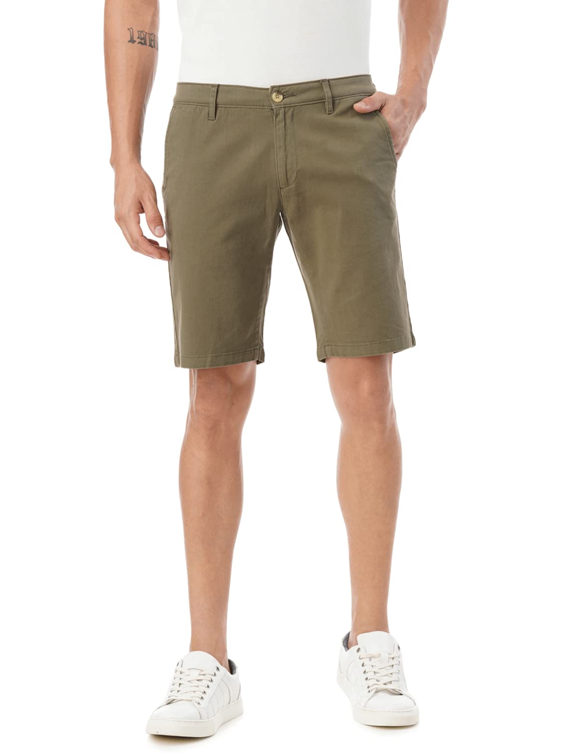 FYLTR Men's Comfort Shorts with Pockets | 100% Cotton | Regular Fit | Summer Shorts for Men - Image 5