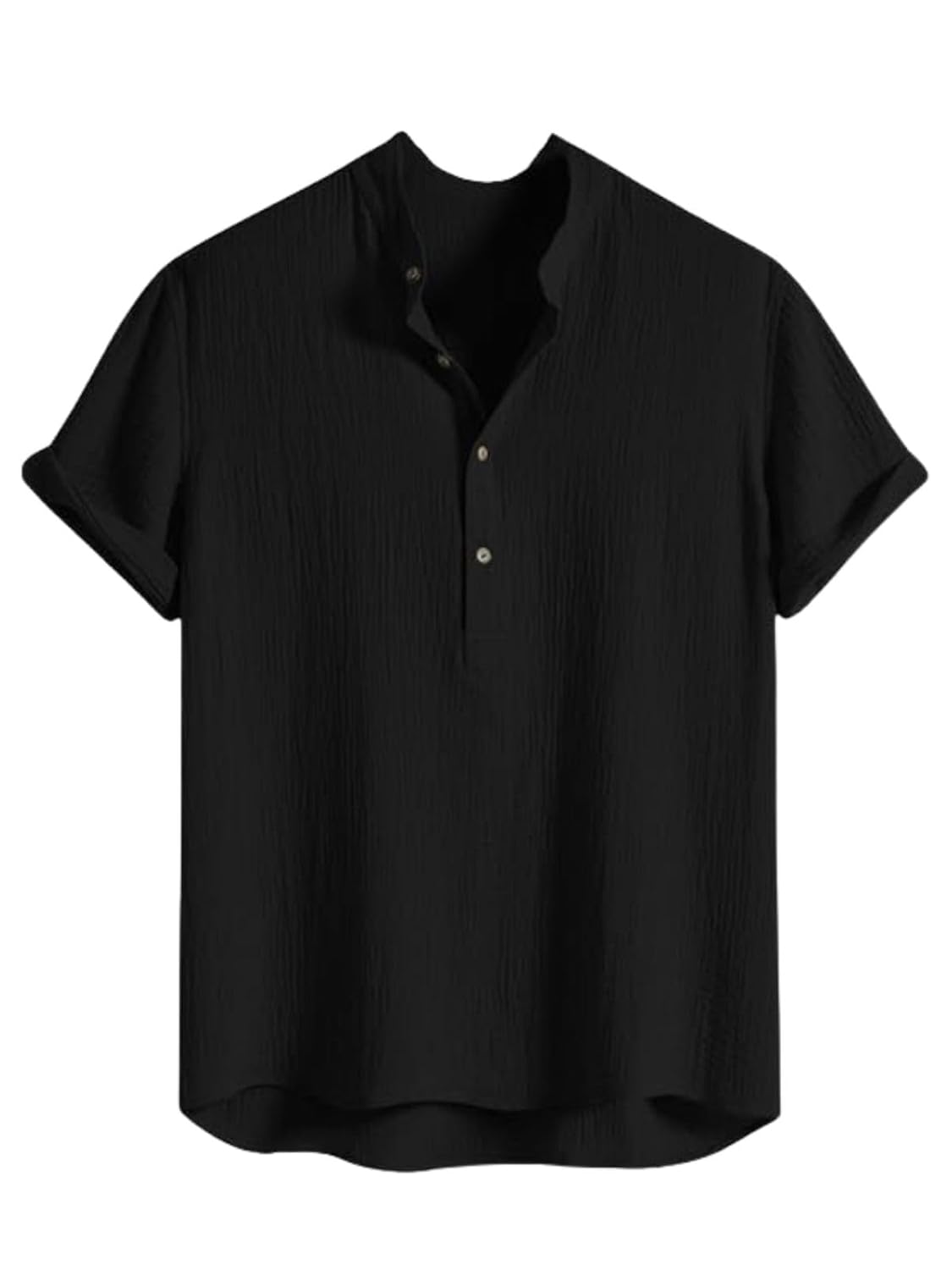 Leriya Fashion Tshirt for Man | T Shirt for Mans | Mens TShirt's | Collarless T- Shirt for Mens | Half Sleeve Tshirt for Men (Available in Plus Sizes) Polycotton, Regular Fit - Image 10