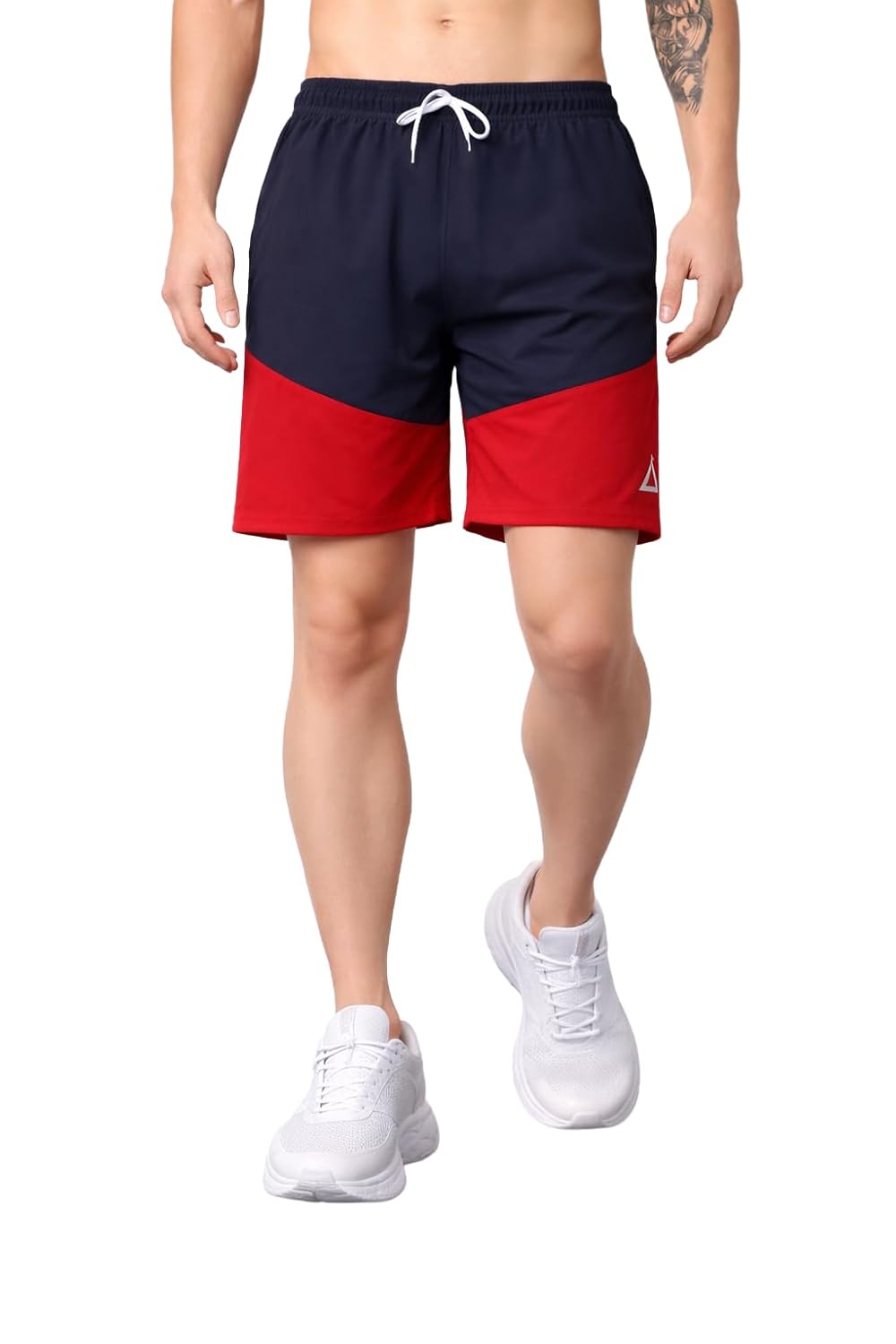London Hills Men's Sports Running Shorts Lightweight Quick Dry Gym Workout Training Shorts with Zipper Side Pockets Elastic Waist Adjustable Drawstring Athletic Activewear Running Jogging Fitness Yoga - Image 2