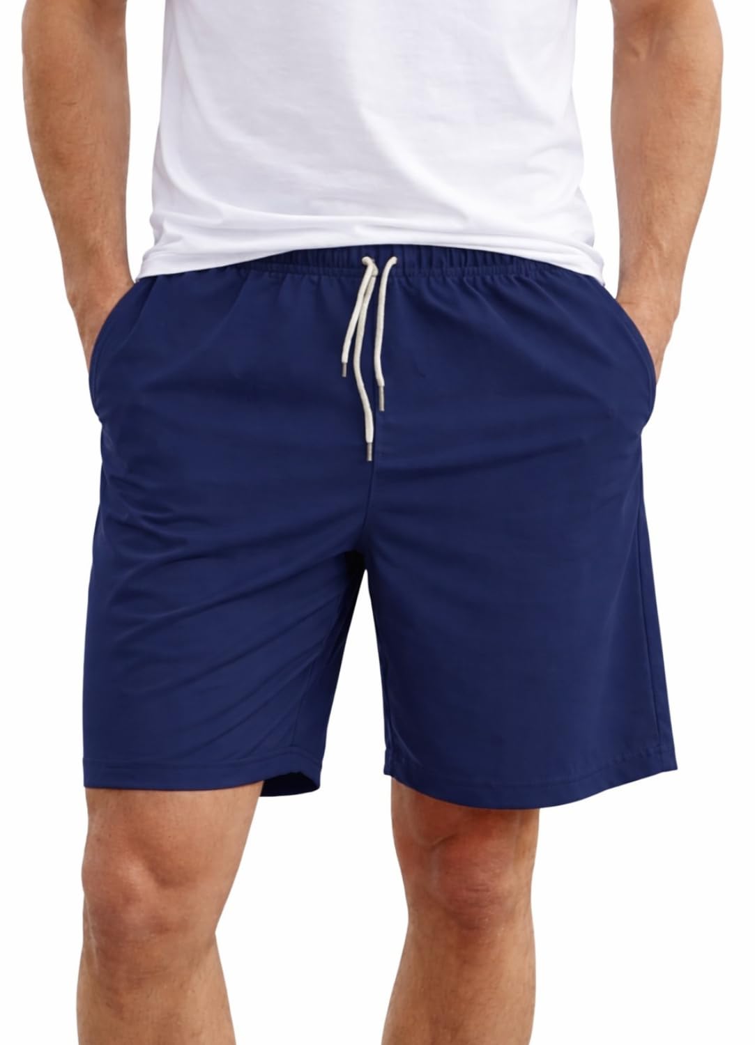 Men's Polyester Gym Running Shorts | Lightweight Breathable Athletic Shorts with Pockets | Casual Jogging Workout Sports Shorts | Summer Beach Wear Bermuda Shorts for Men - Image 2