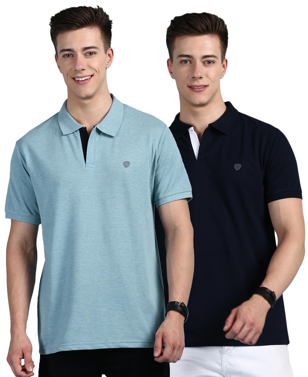 Lux Cozi Mens Cotton Solid Relaxed Fit Polo Shirt - Image 17