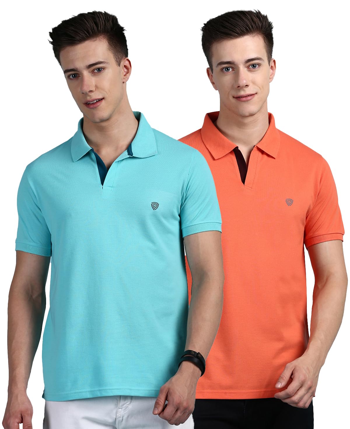 Lux Cozi Mens Cotton Solid Relaxed Fit Polo Shirt - Image 5