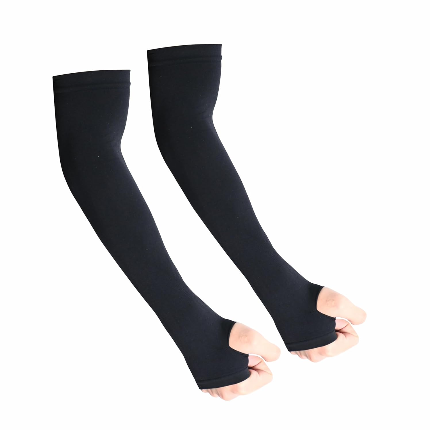 Arm Sleeves for Men & Women β UPF 50+ UV Protection Cooling Arm Cover, Breathable Stretch Sports Sleeves with Thumb Hole for Cycling, Driving, Running, Gym & Outdoor Activities - Image 2