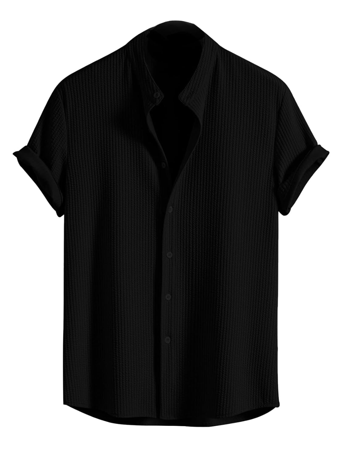 GRECIILOOKS Men's Polycotton Regular Fit Casual Shirt | Stylish | Printed | Solid | Short Sleeve | Trendy (Available in Plus Size) - Image 8