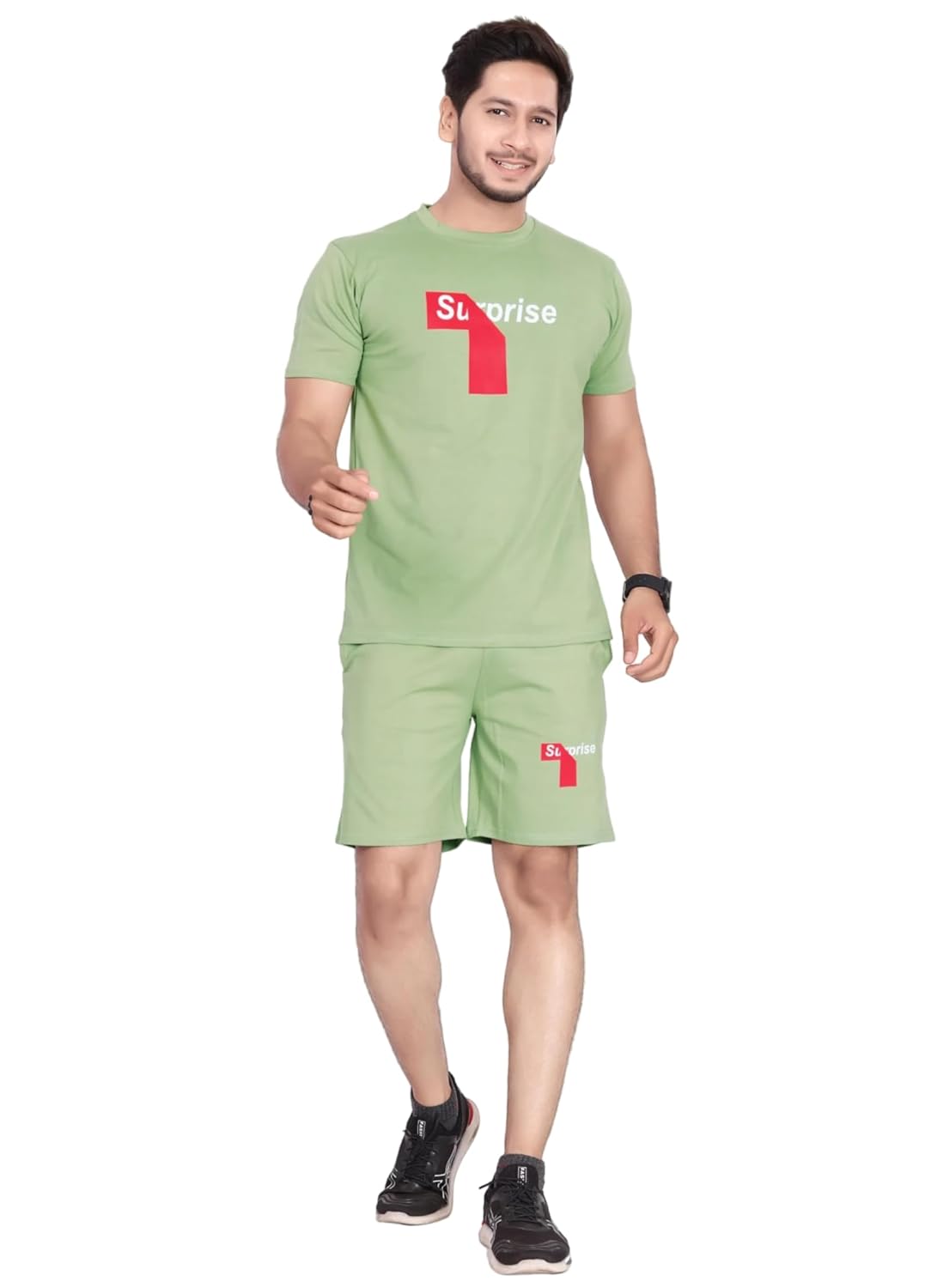 Men's Cotton Printed Night Suit Set of Top & Shorts|| Men's Pyjama Set || T-Shirt and Shorts Set for Men || Night Wear for Men || Night Suit for Men - Image 10