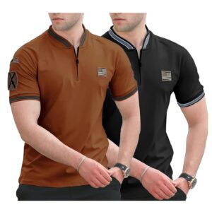 Lymio Polo T Shirt for Men || T Shirt for Man || Collar T Shirt Style Men (Packs Also Available) (Polo-51-54)