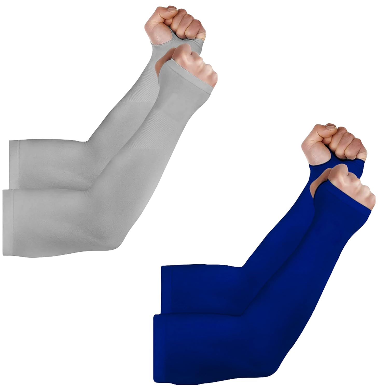 MIZUNA Sun Protection Arm Sleeves Hand gloves For Men & Women,Thumb Holes UPF 50 Arm Cover for Biking,Cricket,Cycling, Golf, Outdoor Sports - Image 10