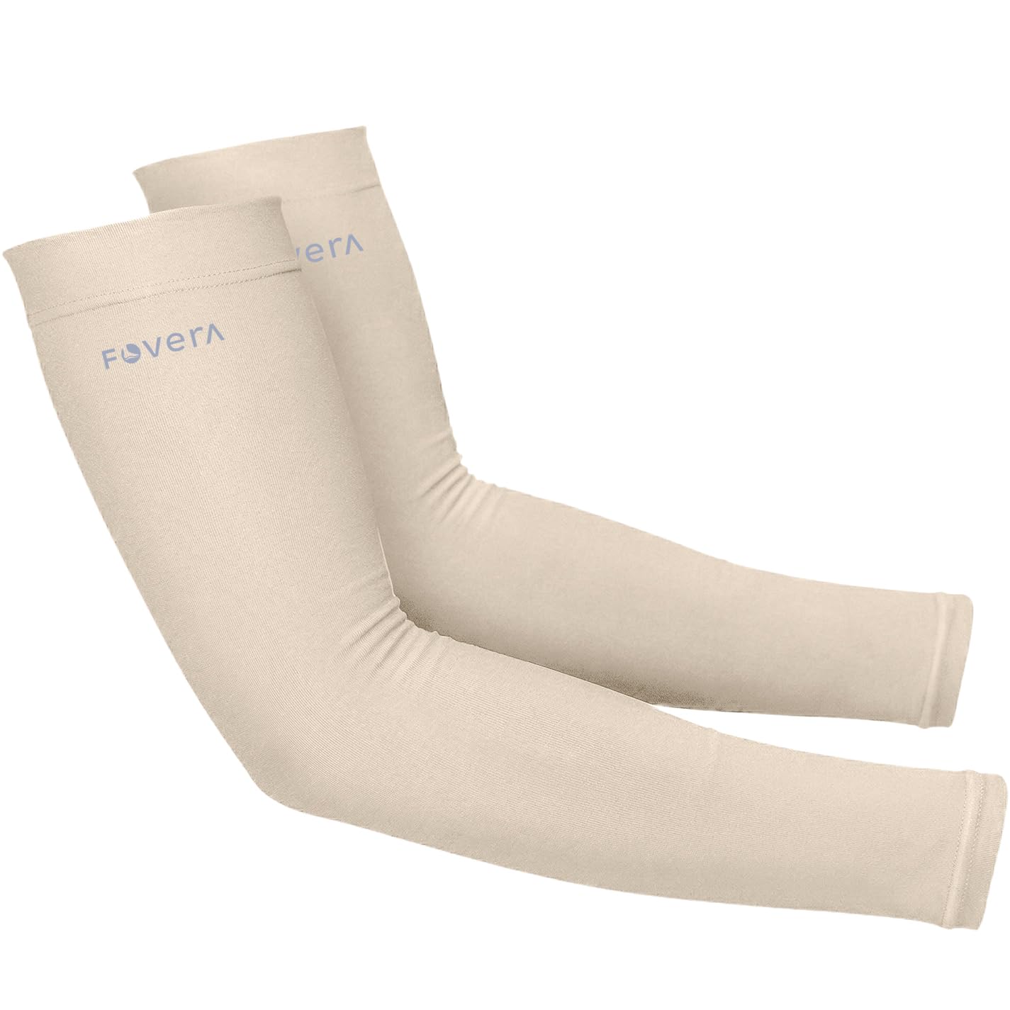 FOVERA UV Sun Protection Arm Sleeves for Men & Women – UPF 50+ Cooling Hand Cover for Biking, Cricket, Driving & Cycling – Seamless Compression Tattoo Cover & Tan Protection Guard - Image 2