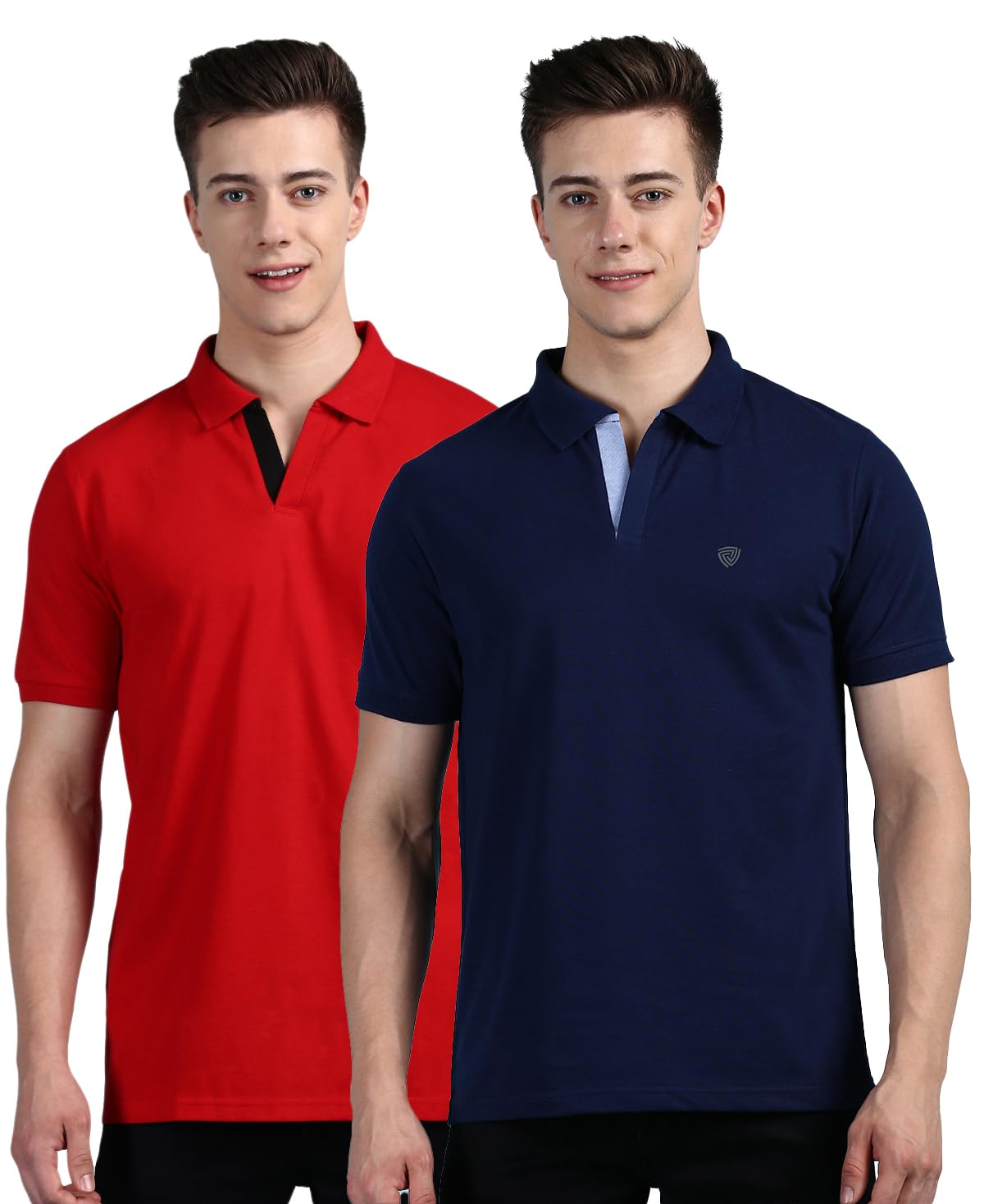 Lux Cozi Mens Cotton Solid Relaxed Fit Polo Shirt - Image 9