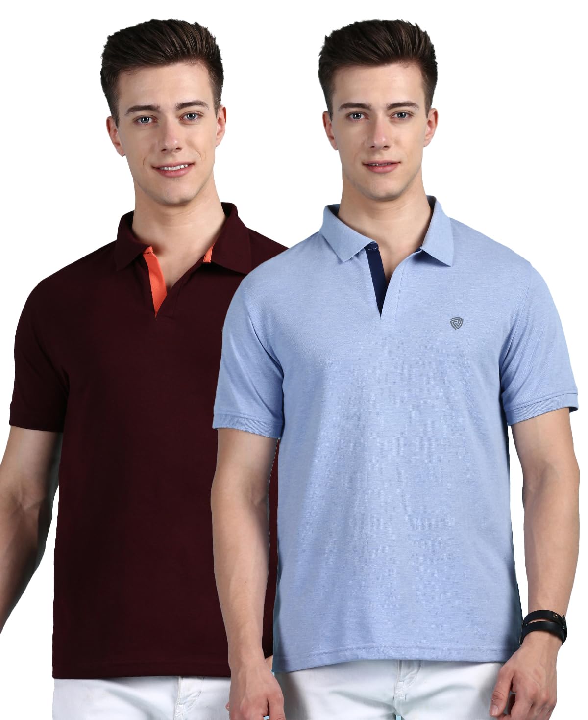 Lux Cozi Mens Cotton Solid Relaxed Fit Polo Shirt - Image 18
