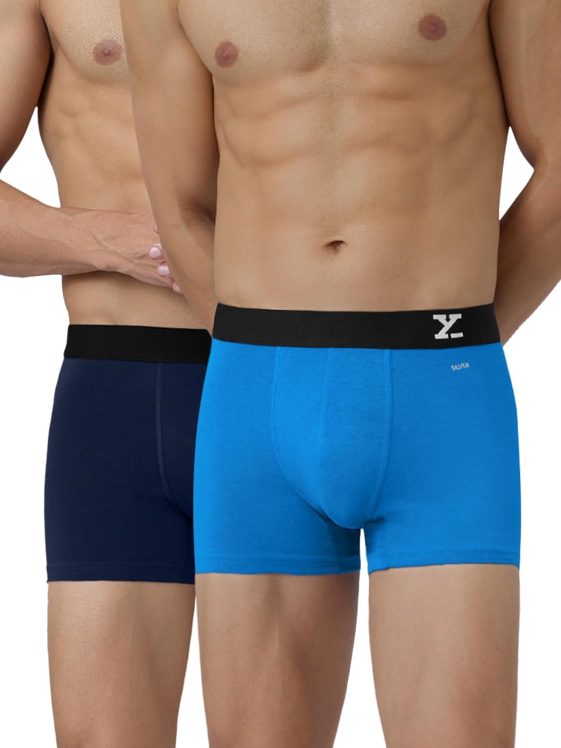 XYXX Men's Aero Super Combed Cotton Regular Fit Solid Antimicrobial Trunks with No Marks Waistband (Pack of 2) - Image 7