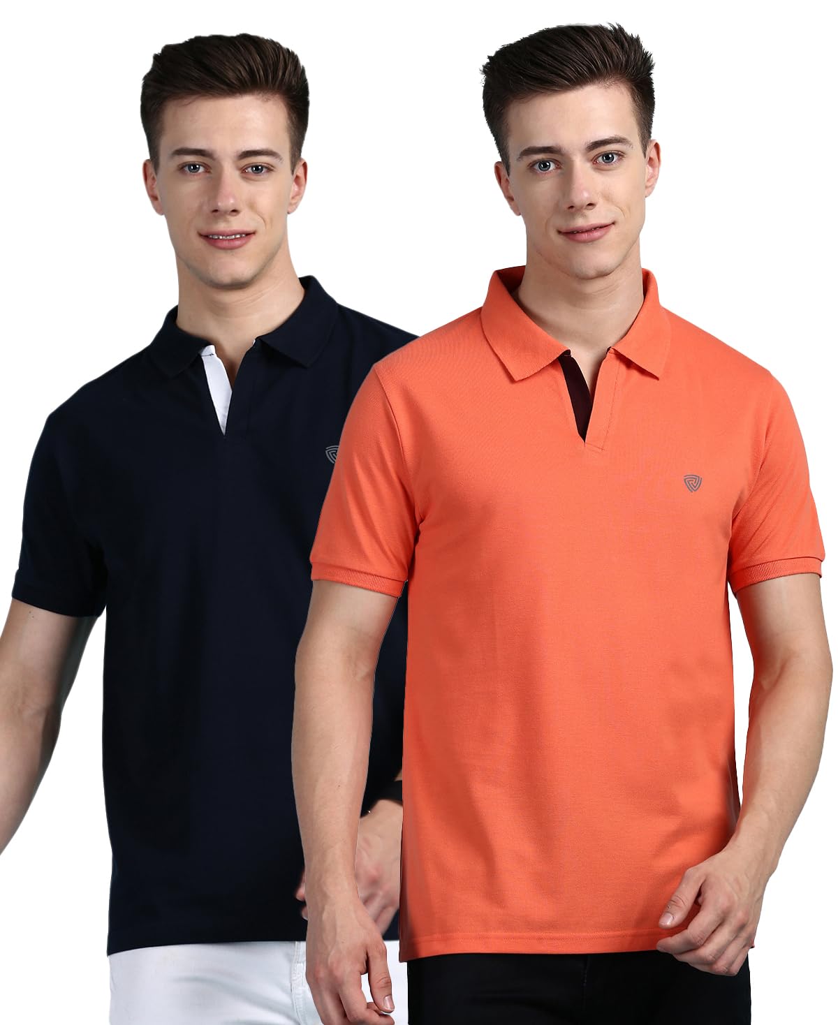 Lux Cozi Mens Cotton Solid Relaxed Fit Polo Shirt