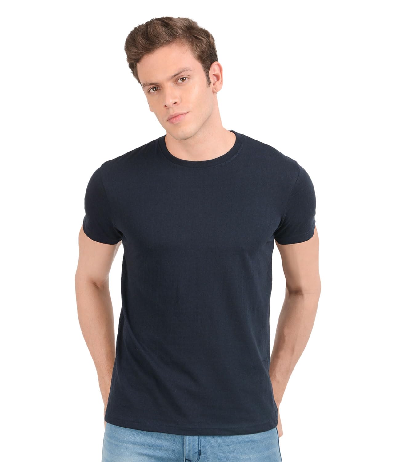 Scott International Men's Regular Fit T-Shirt | Men's T-Shirt | Tees for Man | Tshirt for Men Stylish | Round Neck Tshirt for Man