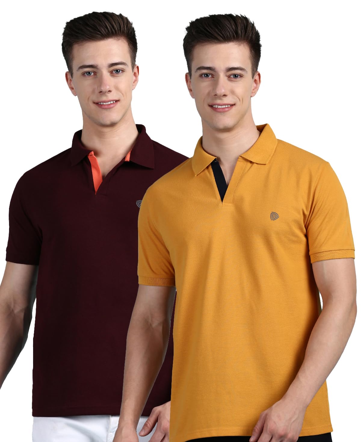Lux Cozi Mens Cotton Solid Relaxed Fit Polo Shirt - Image 6