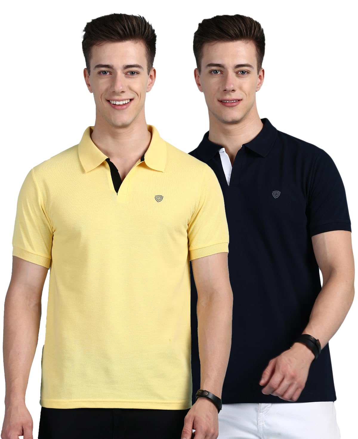 Lux Cozi Mens Cotton Solid Relaxed Fit Polo Shirt - Image 15