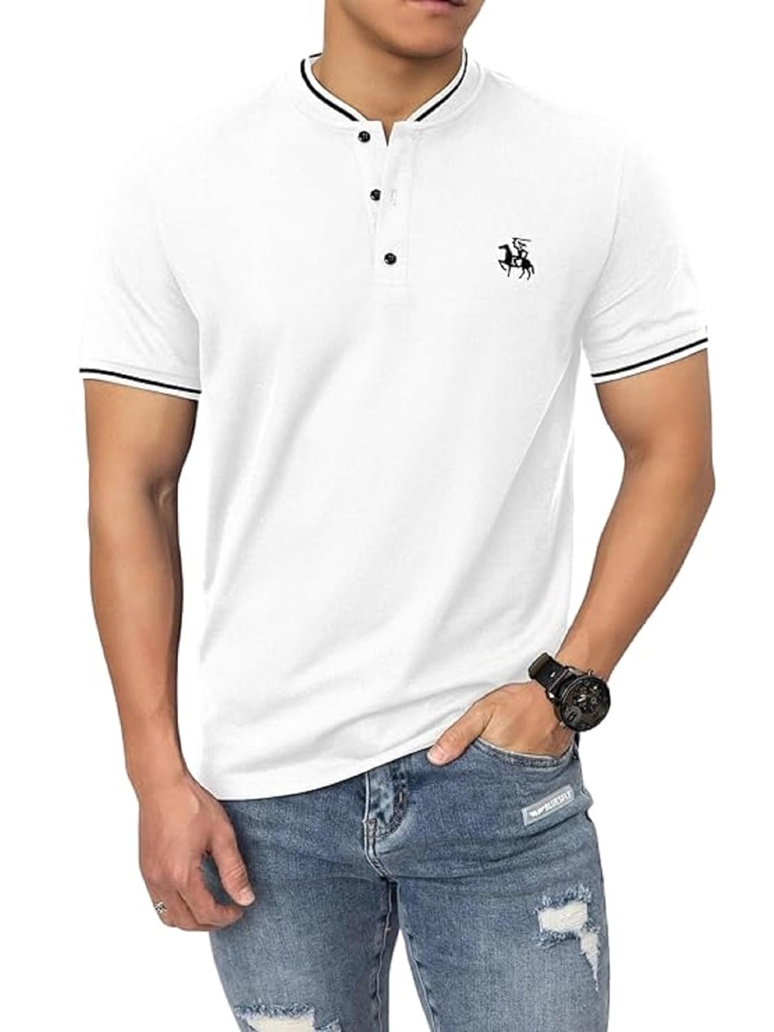 Lymio Polo T Shirt for Men || T Shirt for Man || Collar T Shirt Style Men (Packs Also Available) (Polo-06-10) - Image 10