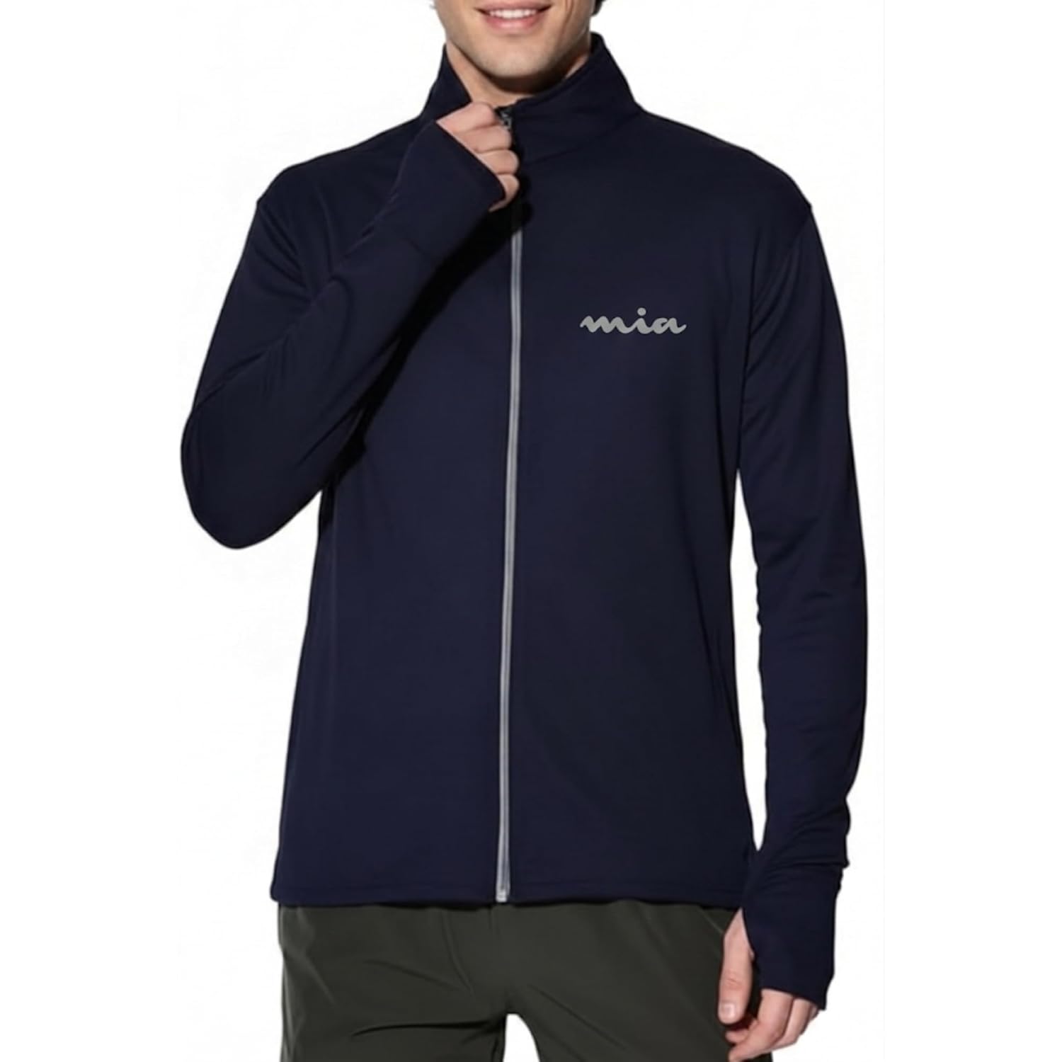 SUNSCREEN JACKET Men's Travel Nylon Solid Plain Sports Summer Gym Workout Running Travel Trekking and Sunscreen Jacket for Men Nylon Winter Casual Wear - Image 2