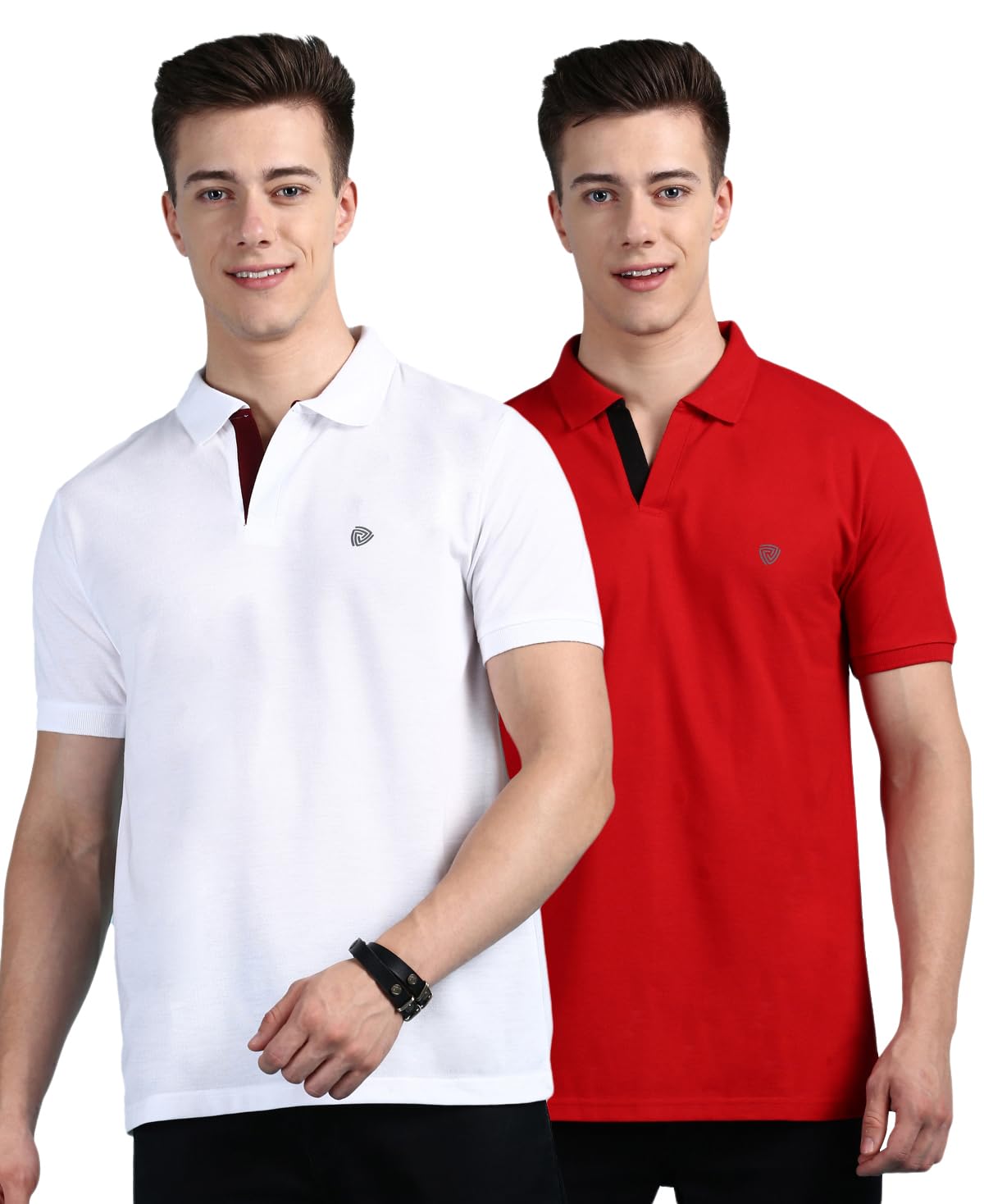 Lux Cozi Mens Cotton Solid Relaxed Fit Polo Shirt - Image 13