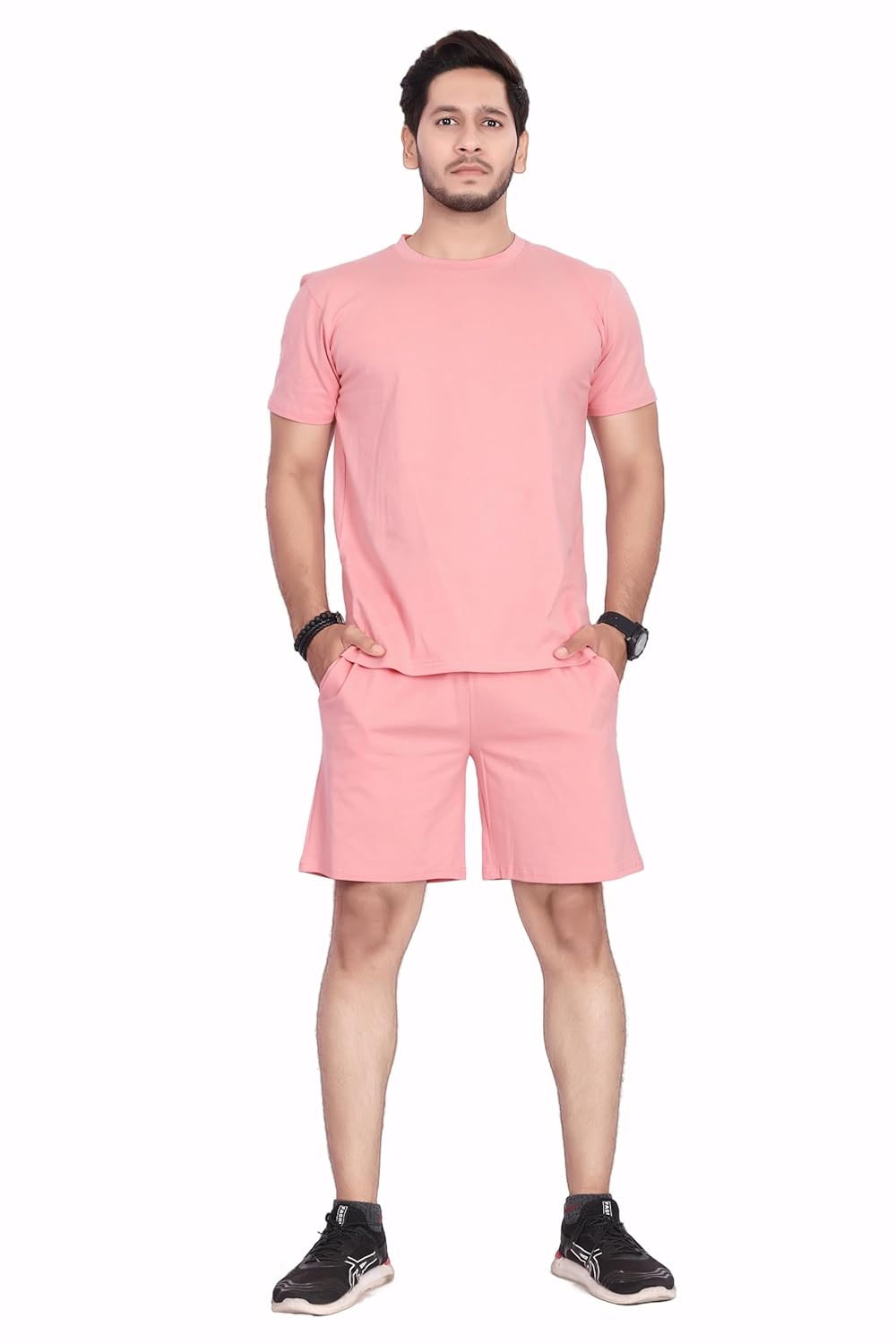 Men's Cotton Printed Night Suit Set of Top & Shorts|| Men's Pyjama Set || T-Shirt and Shorts Set for Men || Night Wear for Men || Night Suit for Men - Image 2