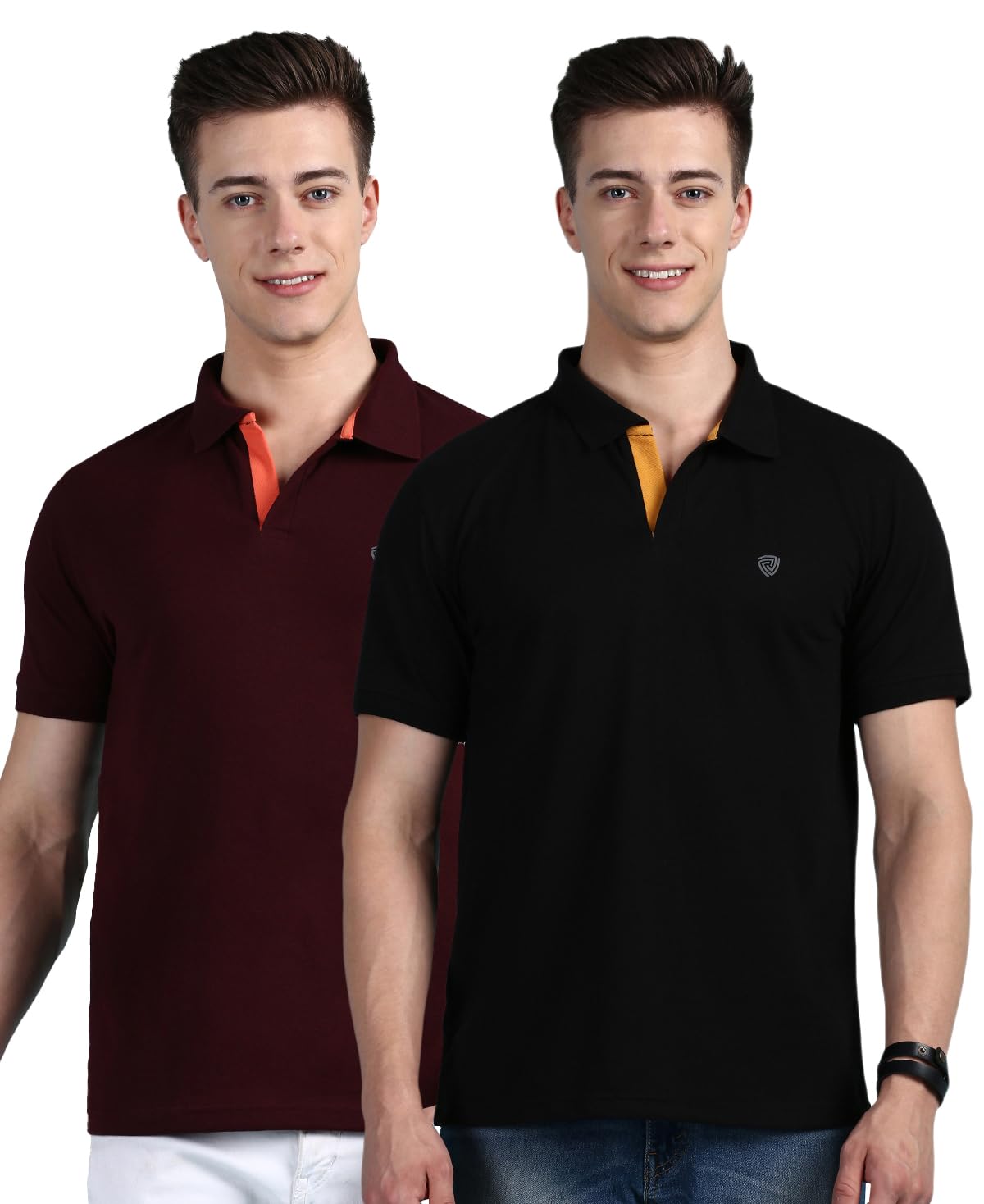 Lux Cozi Mens Cotton Solid Relaxed Fit Polo Shirt - Image 10