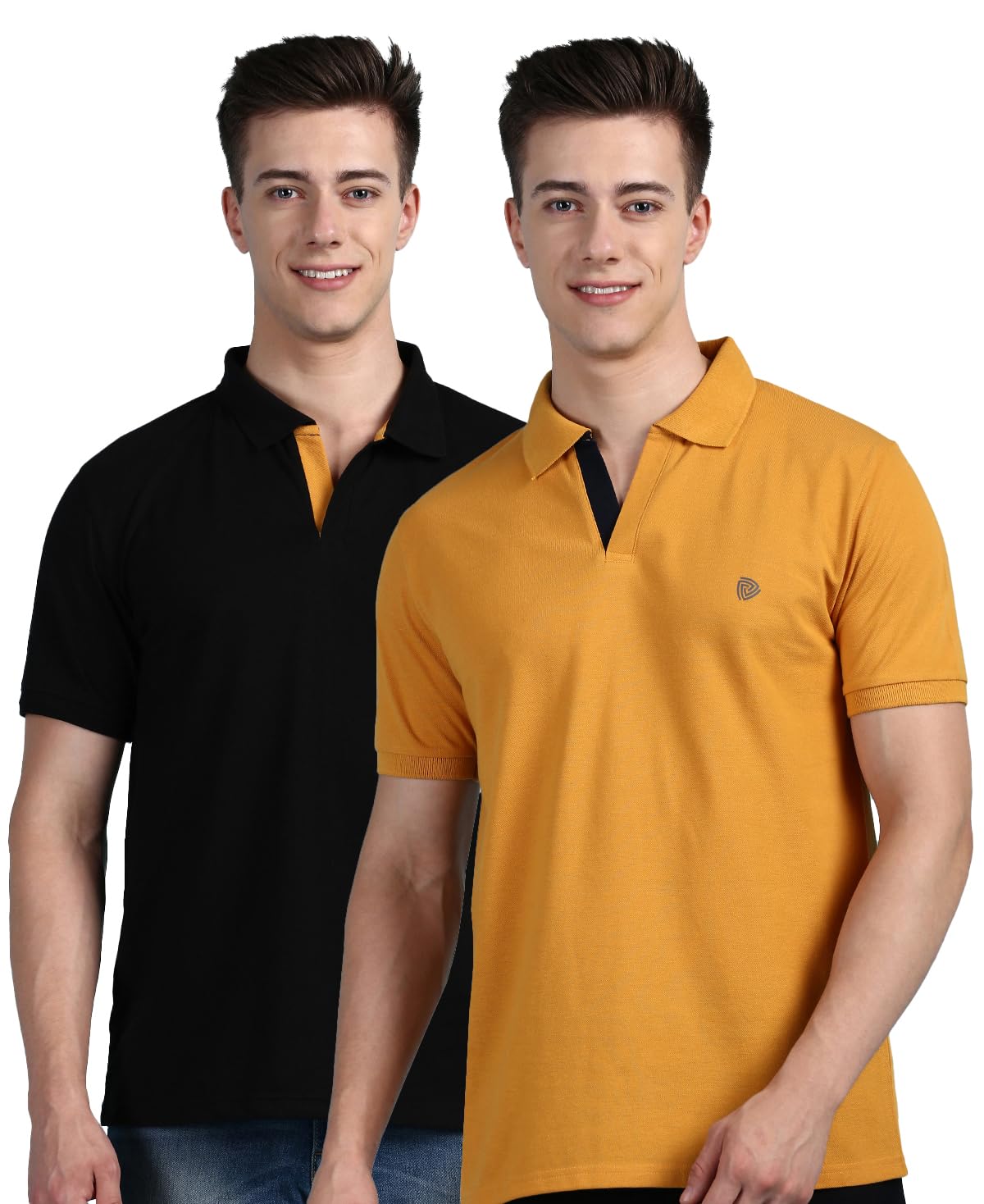 Lux Cozi Mens Cotton Solid Relaxed Fit Polo Shirt - Image 7
