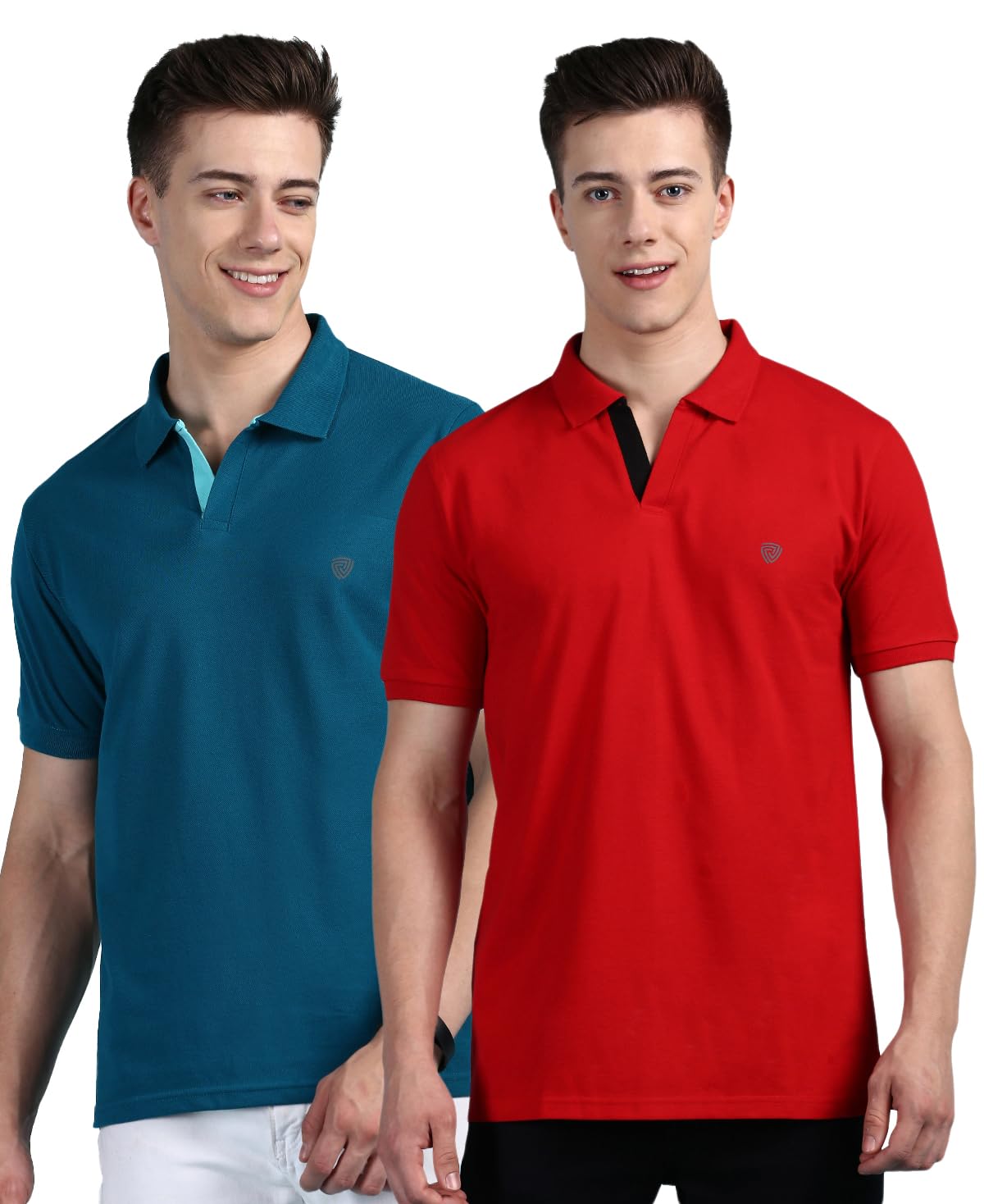 Lux Cozi Mens Cotton Solid Relaxed Fit Polo Shirt - Image 14