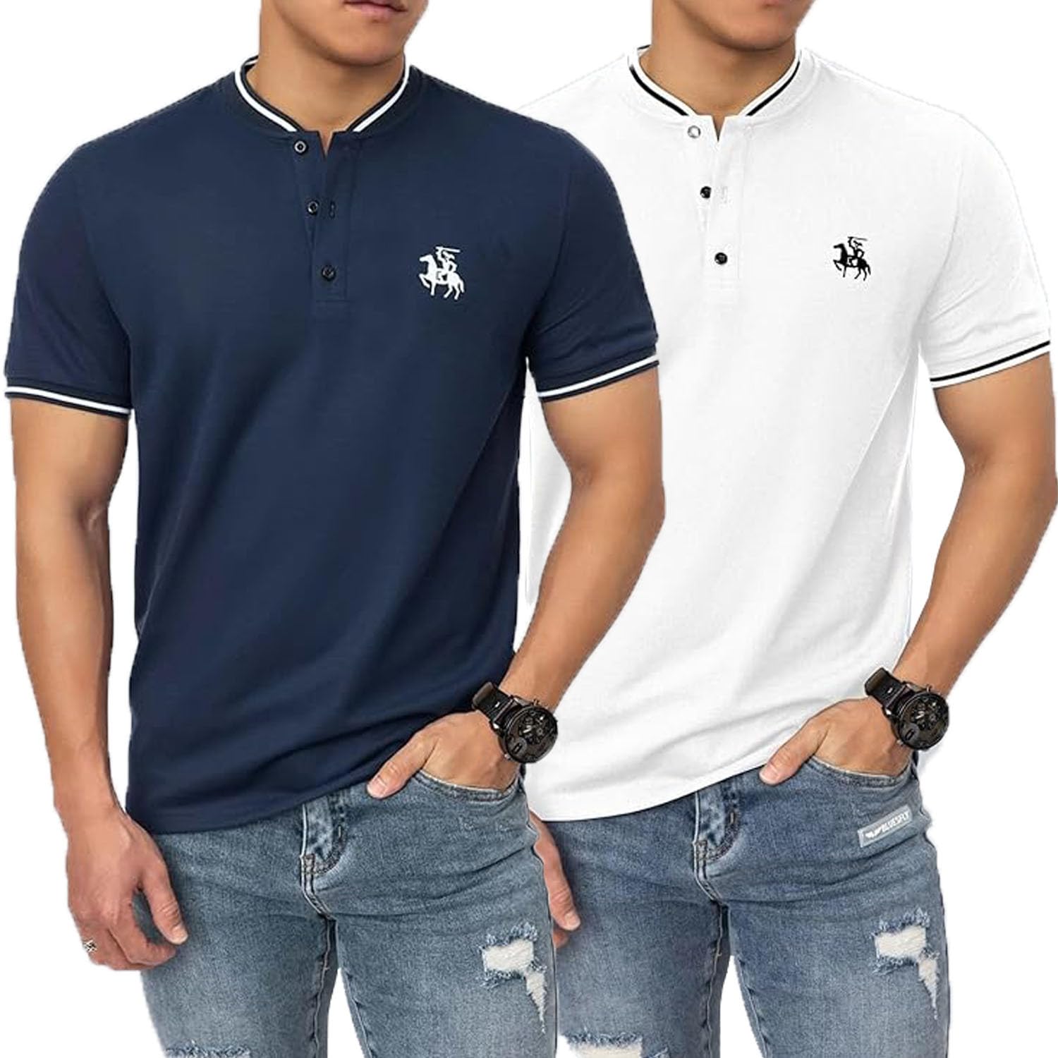 Lymio Polo T Shirt for Men || T Shirt for Man || Collar T Shirt Style Men (Packs Also Available) (Polo-06-10) - Image 4