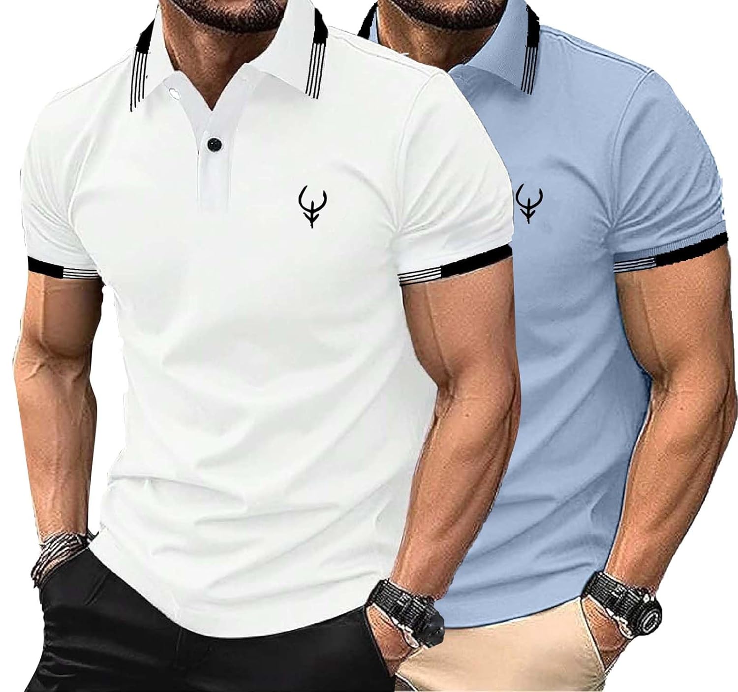 Lymio Polo T Shirt for Men || T Shirt for Man || Collar T Shirt Style Men (Packs Also Available) (Polo-40-43) - Image 10