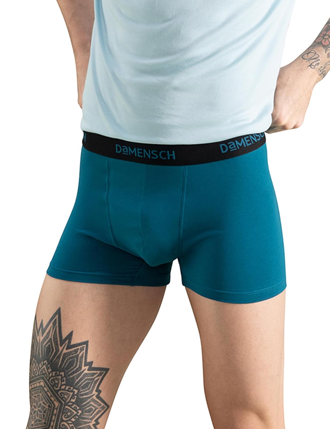 DAMENSCH Men Solid Anti-Odour Peppermint Finish, Ultra Soft with Premium Shine EPP Classic Trunks - Image 12