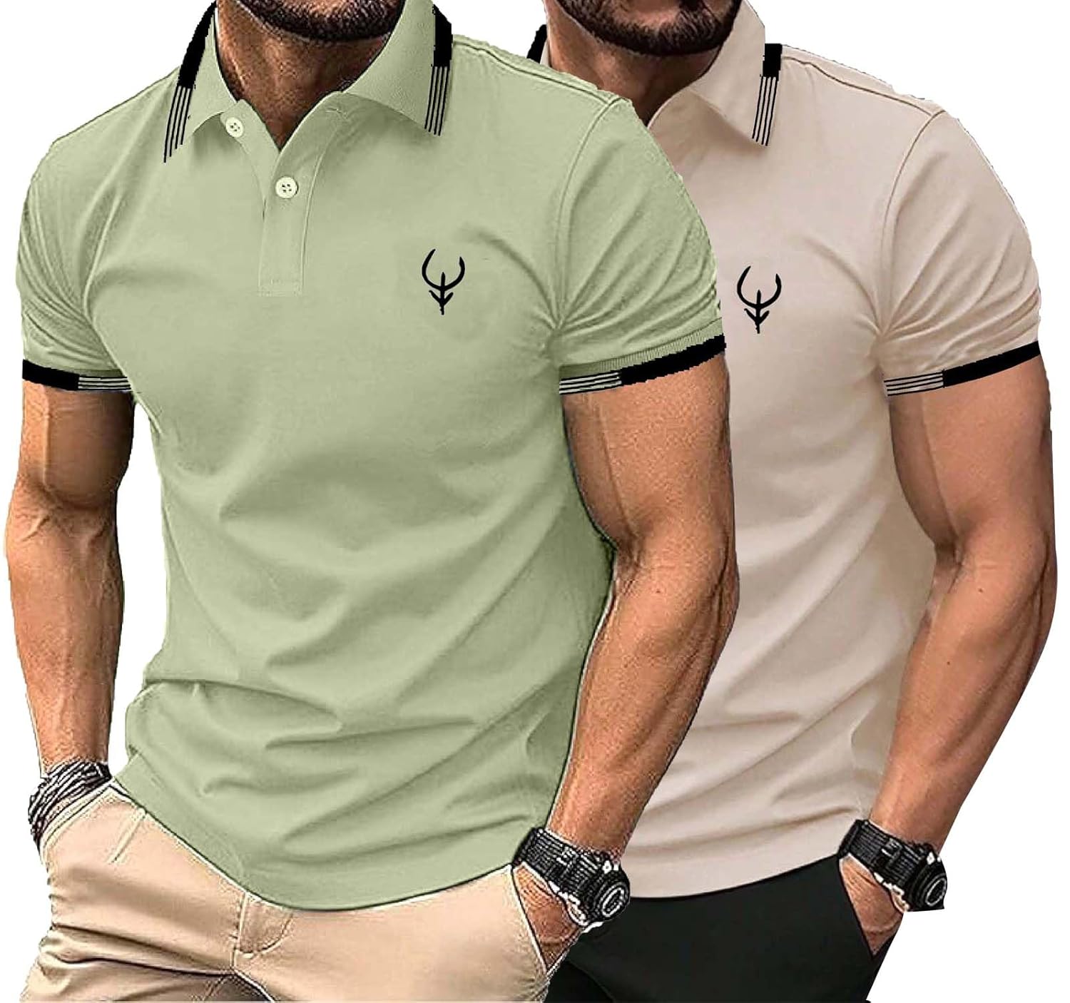 Lymio Polo T Shirt for Men || T Shirt for Man || Collar T Shirt Style Men (Packs Also Available) (Polo-40-43) - Image 8