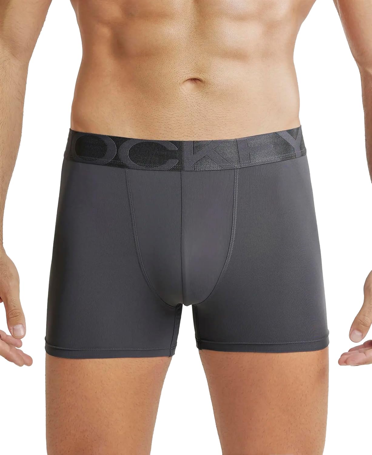 Jockey IC28 Men's Tactel Microfiber Elastane Stretch Solid Trunk with Moisture Move Treatment - Image 7