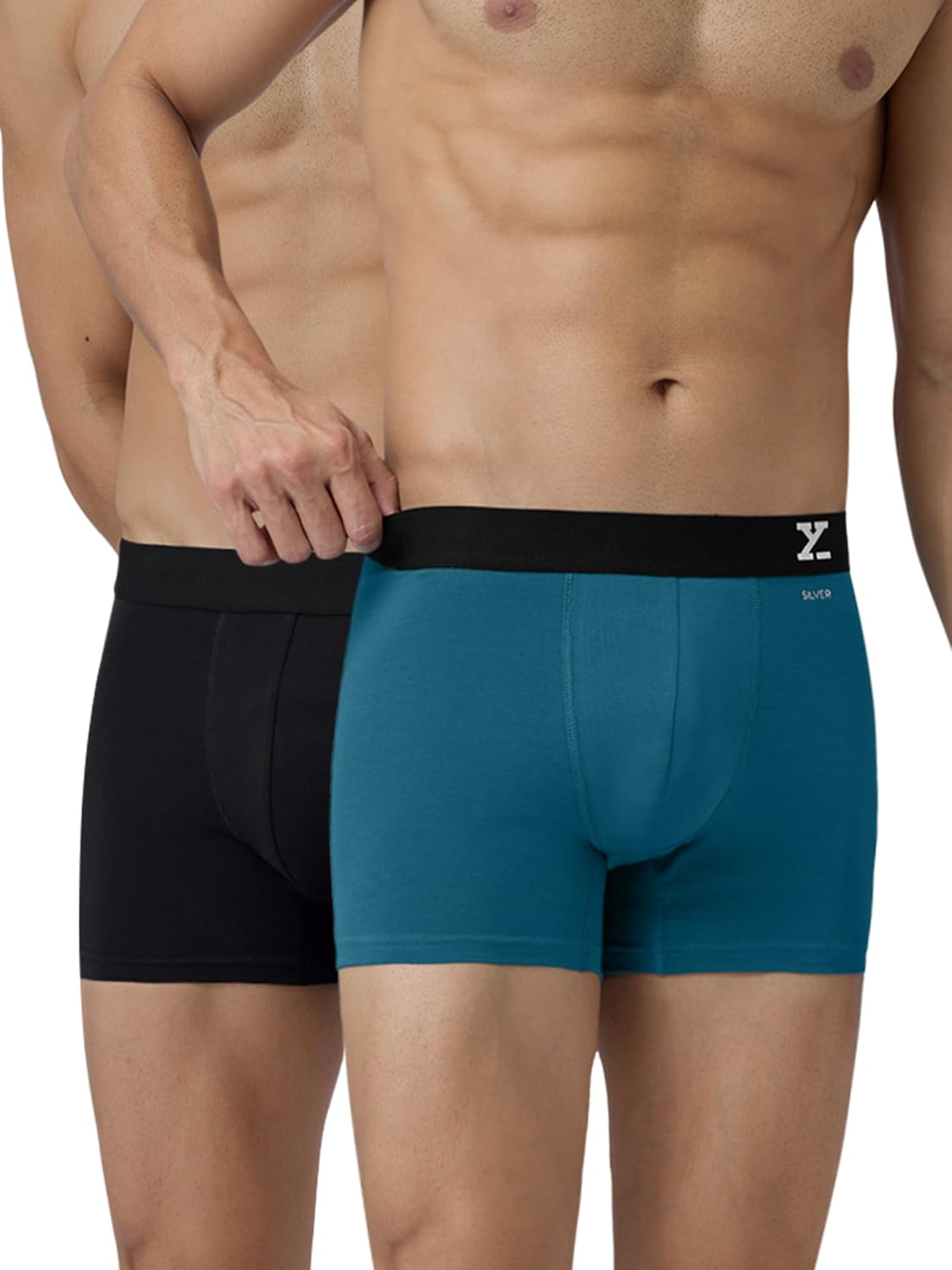 XYXX Men's Aero Super Combed Cotton Regular Fit Solid Antimicrobial Trunks with No Marks Waistband (Pack of 2) - Image 6