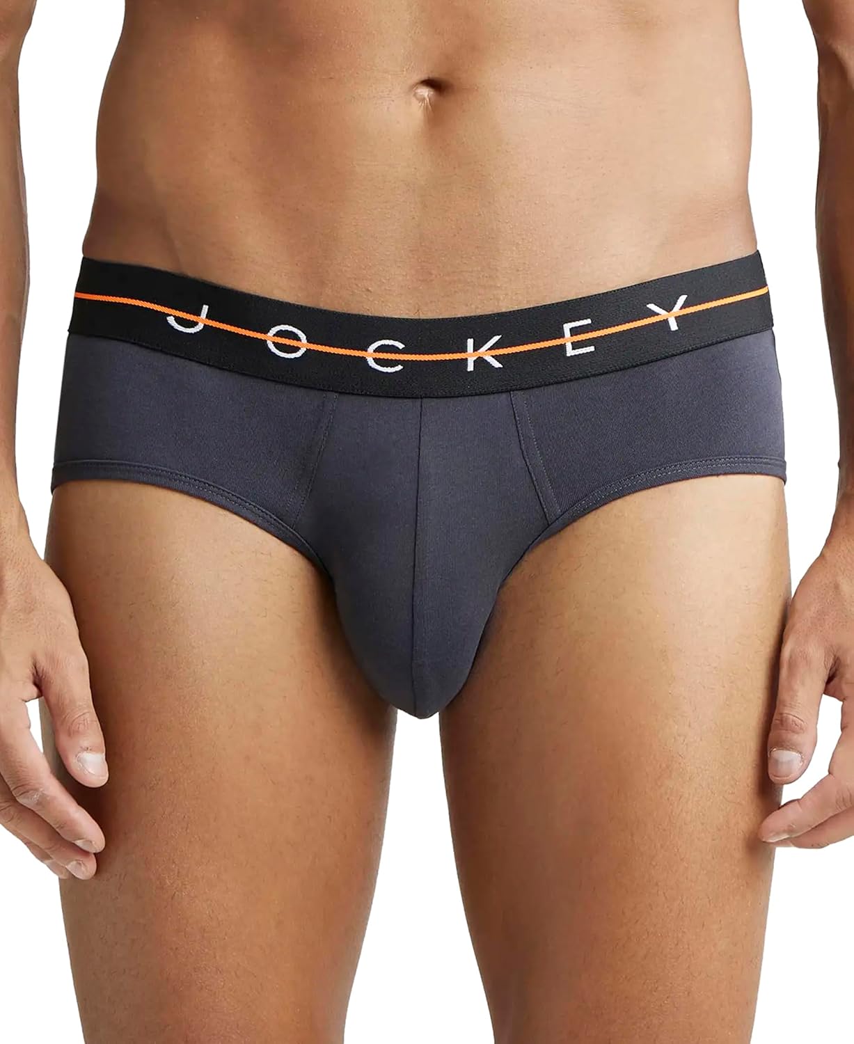 Jockey NY15 Men's Super Combed Cotton Elastane Stretch Solid Brief with Ultrasoft Waistband - Image 3