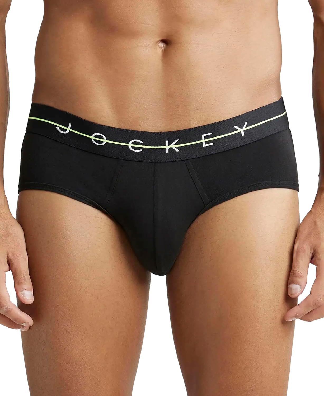 Jockey NY15 Men's Super Combed Cotton Elastane Stretch Solid Brief with Ultrasoft Waistband - Image 4