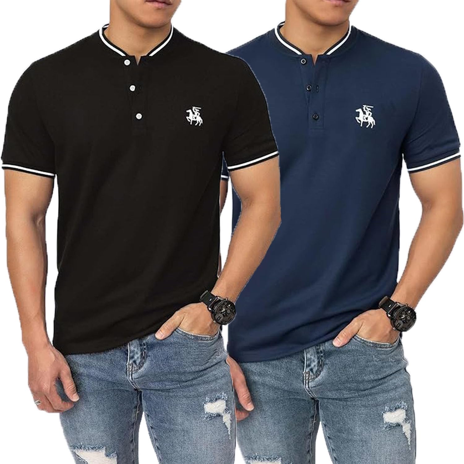Lymio Polo T Shirt for Men || T Shirt for Man || Collar T Shirt Style Men (Packs Also Available) (Polo-06-10) - Image 11
