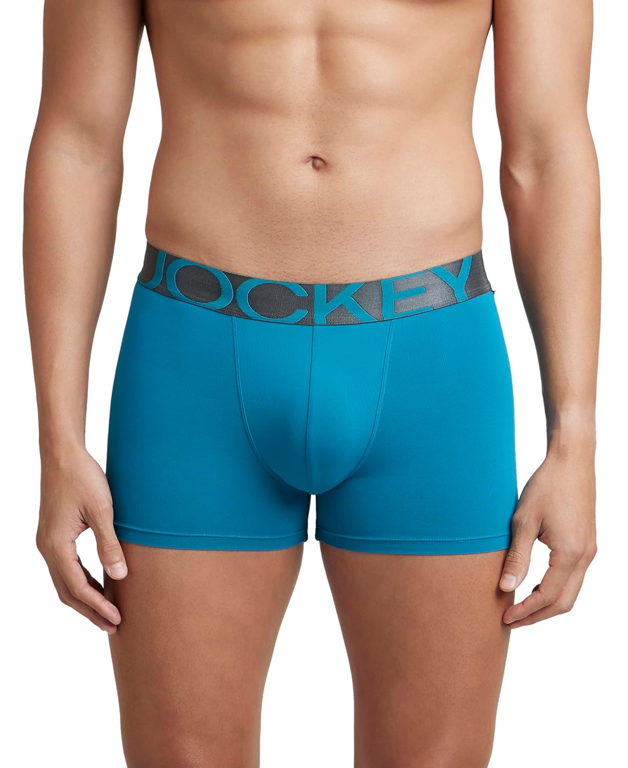 Jockey IC28 Men's Tactel Microfiber Elastane Stretch Solid Trunk with Moisture Move Treatment - Image 4