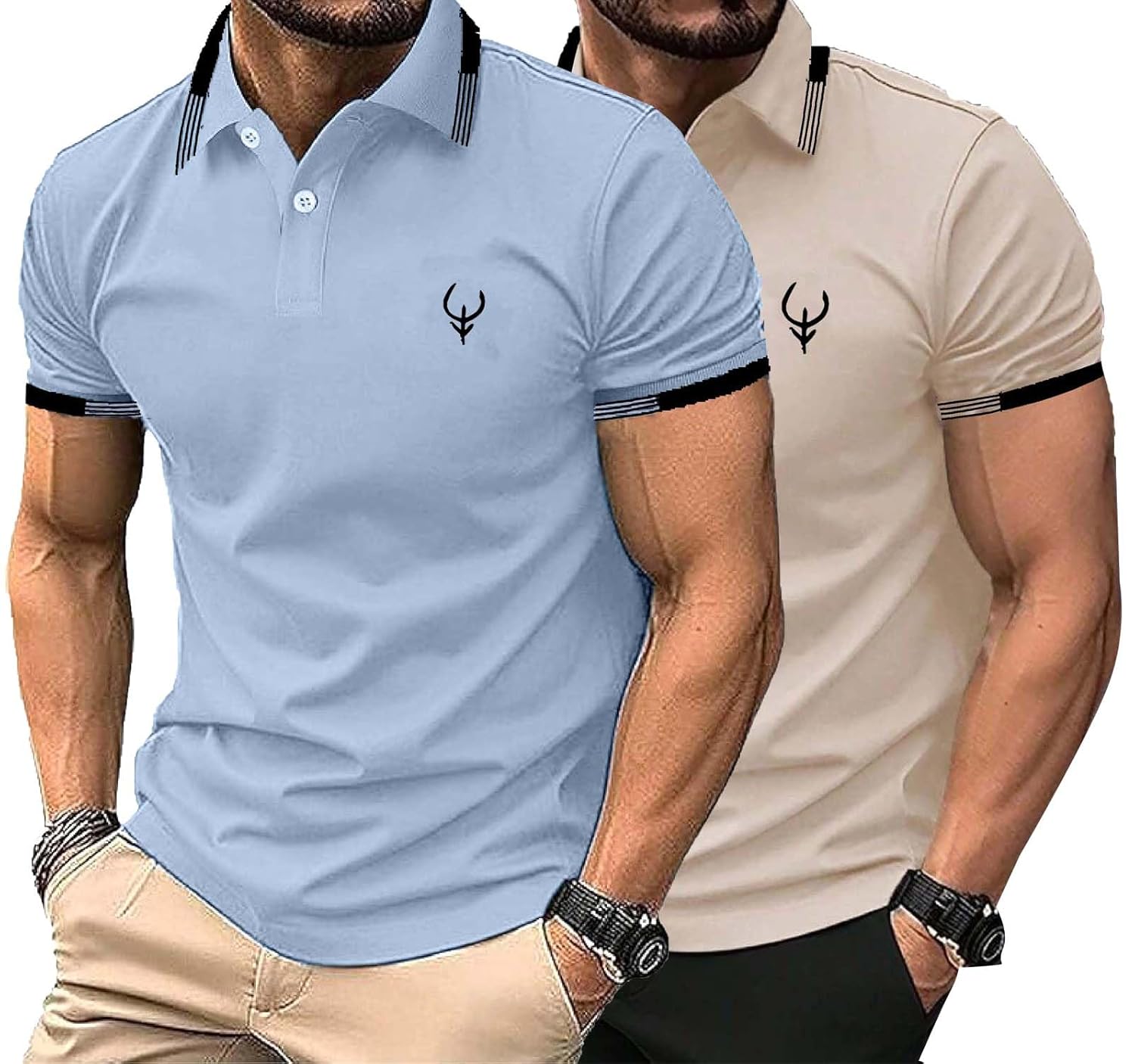 Lymio Polo T Shirt for Men || T Shirt for Man || Collar T Shirt Style Men (Packs Also Available) (Polo-40-43) - Image 7