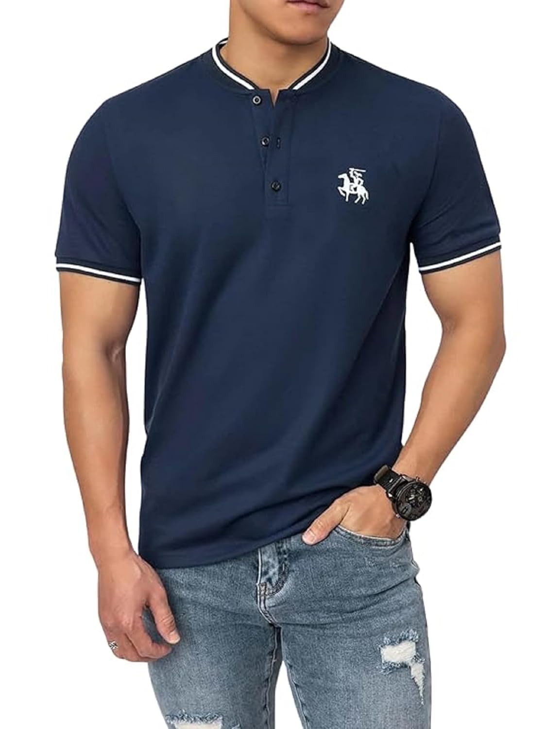Lymio Polo T Shirt for Men || T Shirt for Man || Collar T Shirt Style Men (Packs Also Available) (Polo-06-10) - Image 6