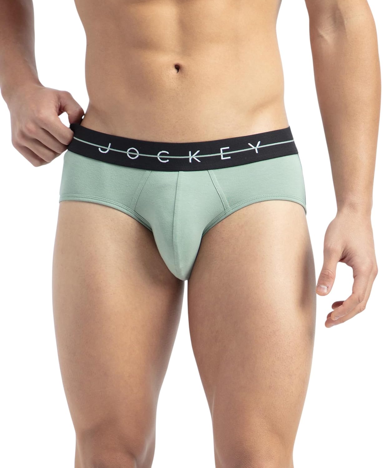 Jockey NY15 Men's Super Combed Cotton Elastane Stretch Solid Brief with Ultrasoft Waistband - Image 8