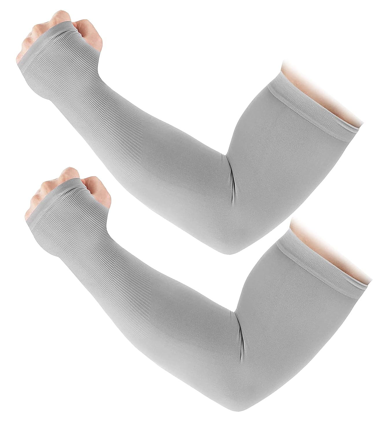 MIZUNA Sun Protection Arm Sleeves Hand gloves For Men & Women,Thumb Holes UPF 50 Arm Cover for Biking,Cricket,Cycling, Golf, Outdoor Sports